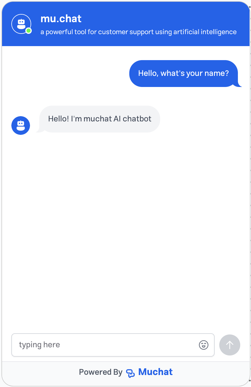 Standard (iframe) Chatbot